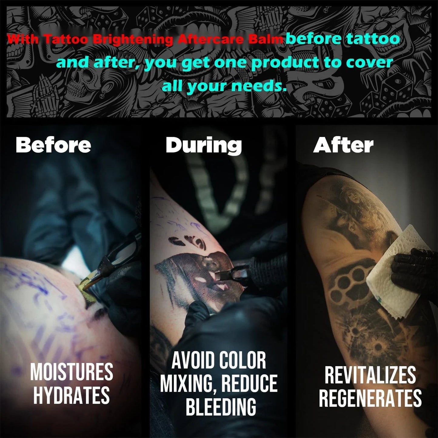 InkaLume – Tattoo Brightening Aftercare Balm