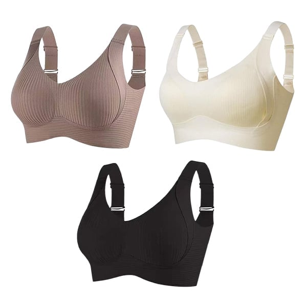 SilvaLuxe – Seamless Ribbed Comfort Bra