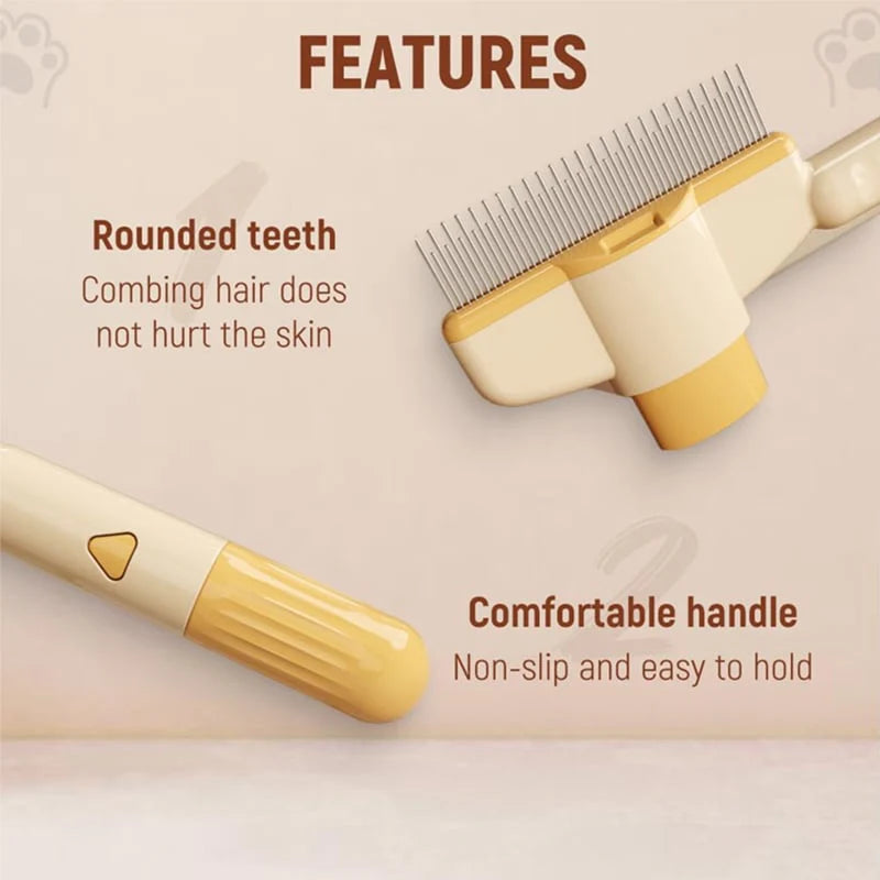 PawPure – Anti Flea Self-Cleaning Grooming Comb