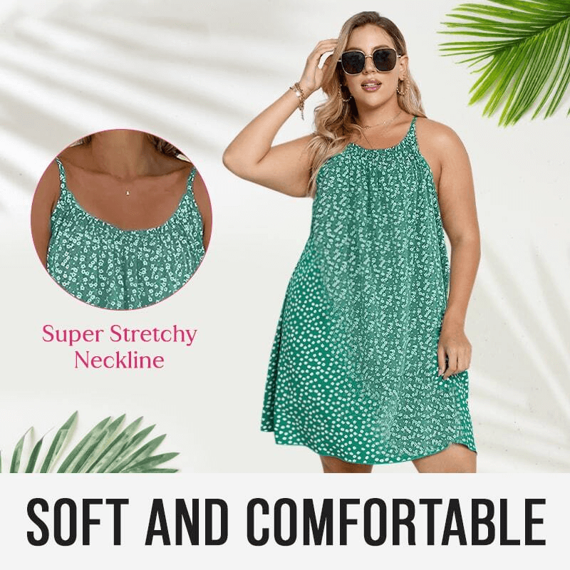 BloomMuse – Floral Camisole Summer Dress