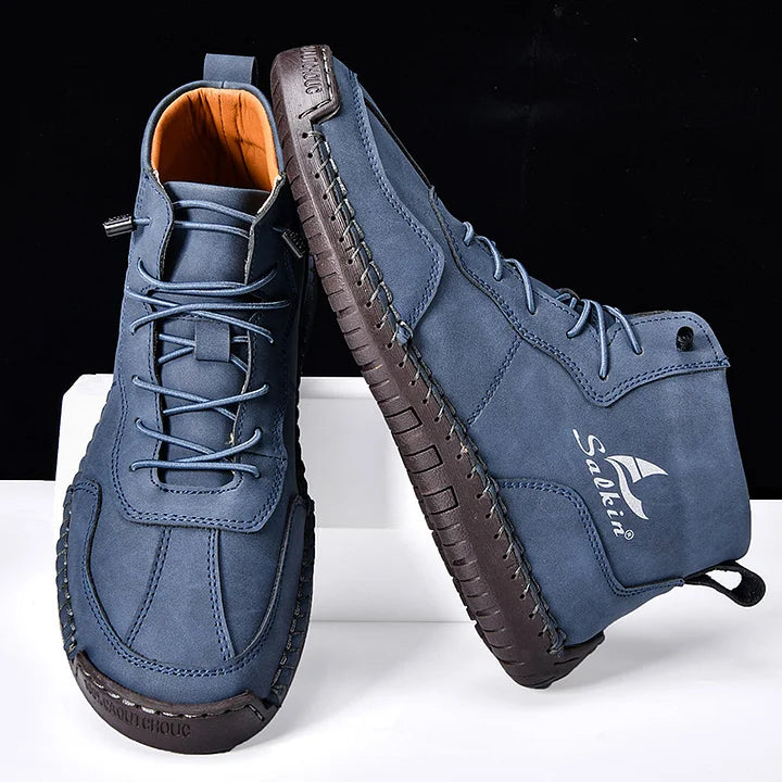 StrideRelief – Men’s Orthopedic Leather Boots