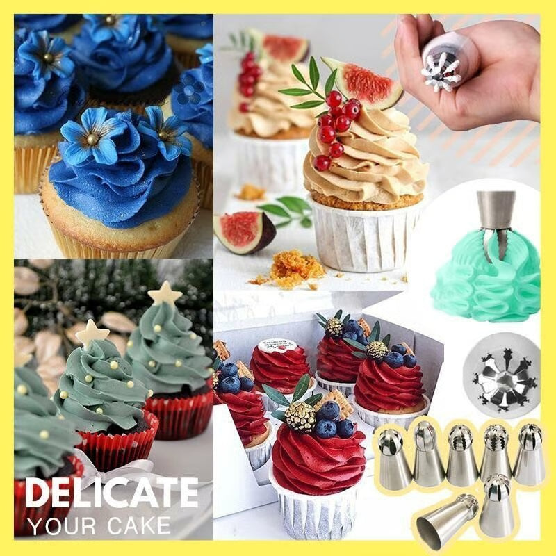 FrostCraft – Professional Cake Piping Tip Set