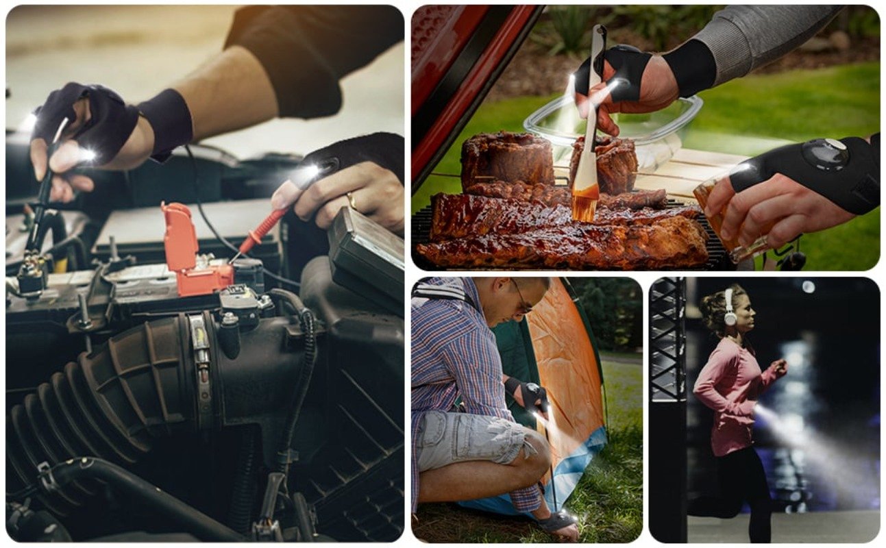 GlowHand – Hands Free LED Work Gloves
