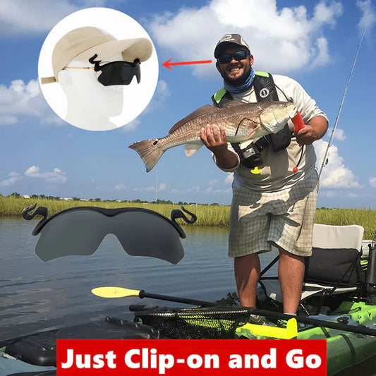 GlareBlock – Polarized Clip Cap Sunglasses