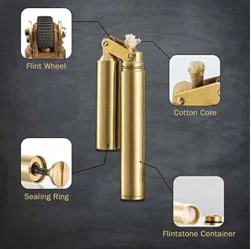 CopperIgnite – Classic Refillable Kerosene Lighter