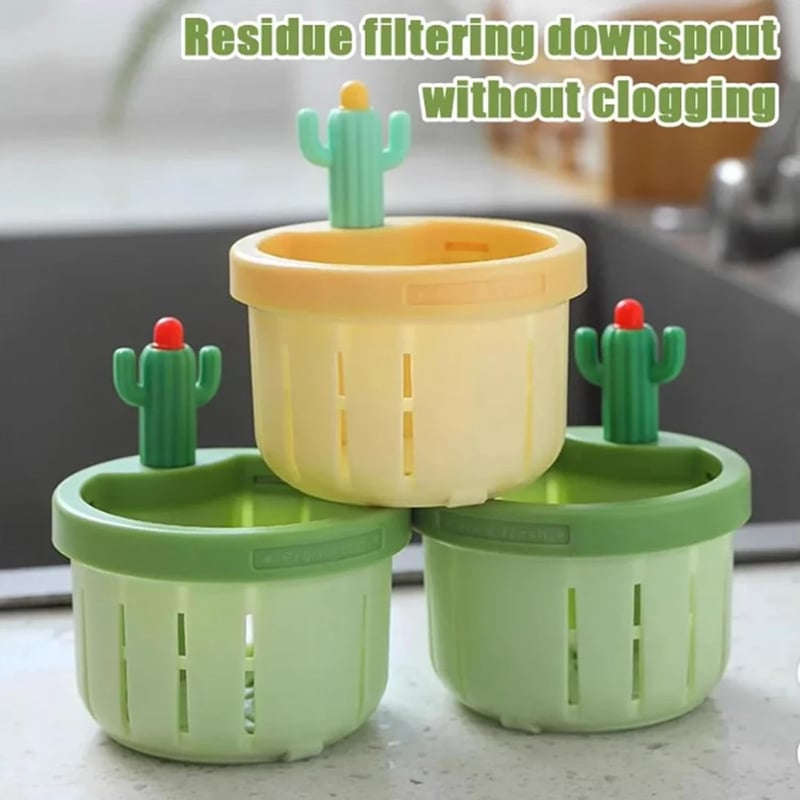 CactusFlow – Enhanced Kitchen Drain Filter