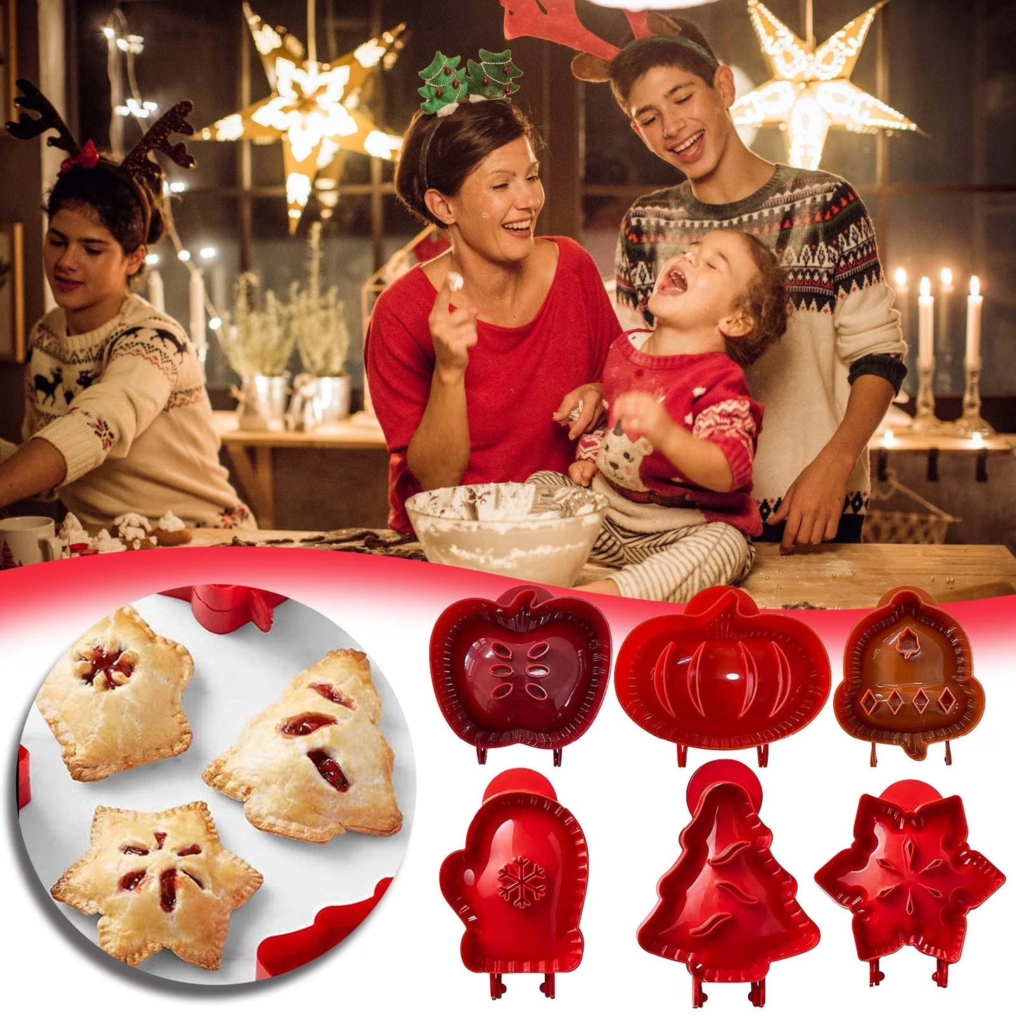 MerryMolds – Holiday Mini Pie Baking Tool
