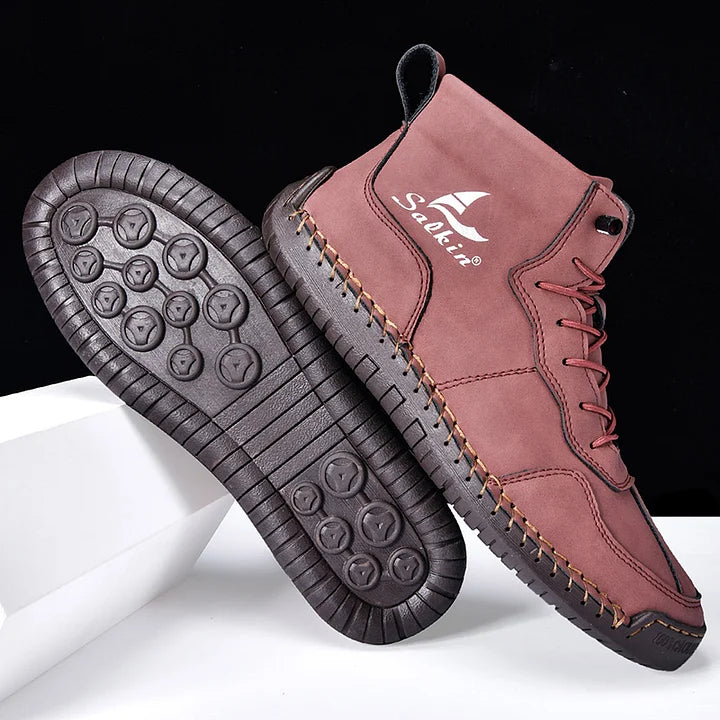 StrideRelief – Men’s Orthopedic Leather Boots