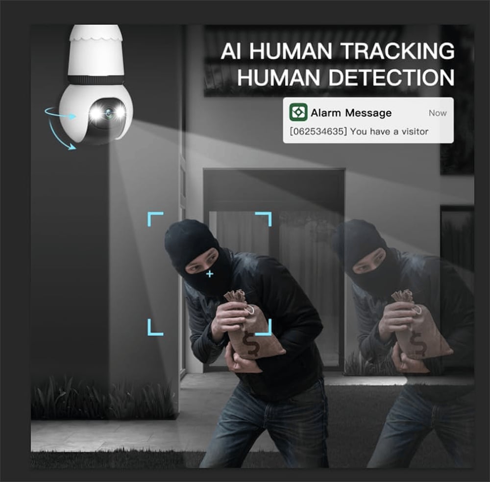 BrightWatch – Wireless Light Bulb Camera