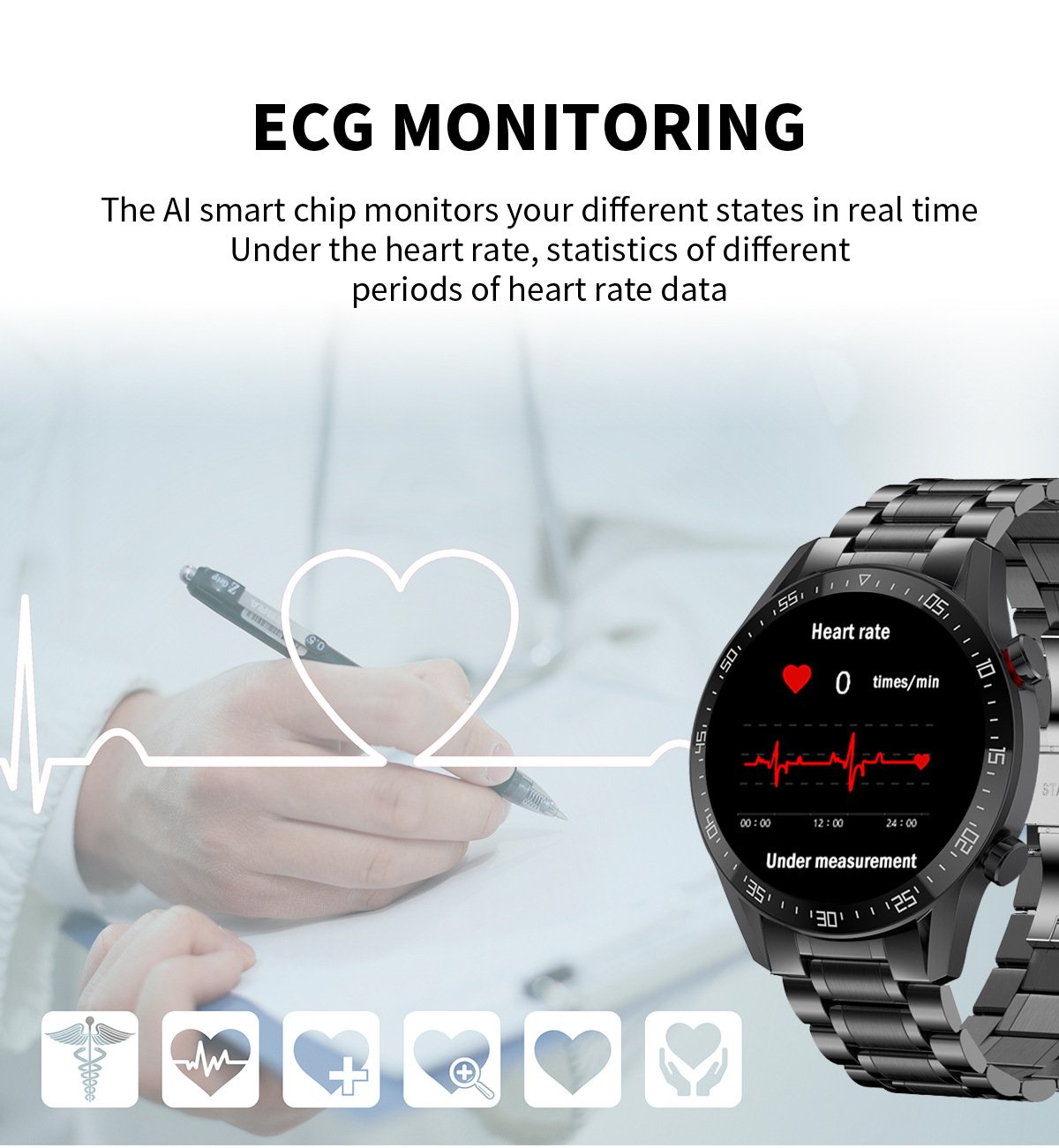 FlexiTalk – Casual Bluetooth Smartwatch