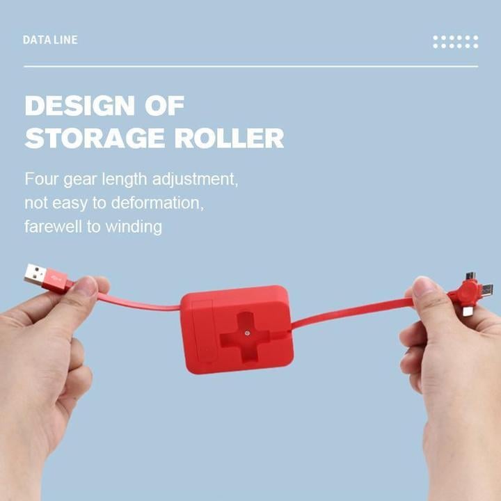 FlexiDock | 3-in-1 Retractable Charging and Phone Stand
