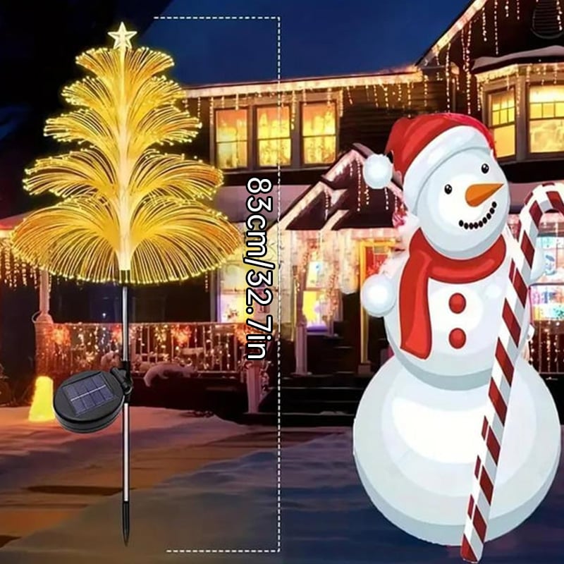 GlowEver – Gradient Solar Holiday Tree Light
