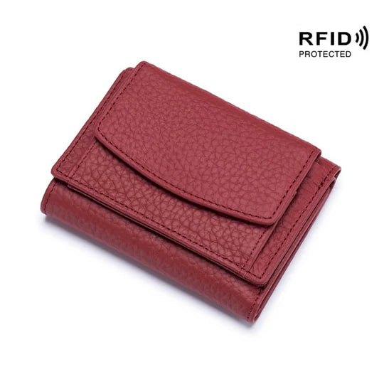 SafeHold – RFID Blocking Leather Mini Wallet