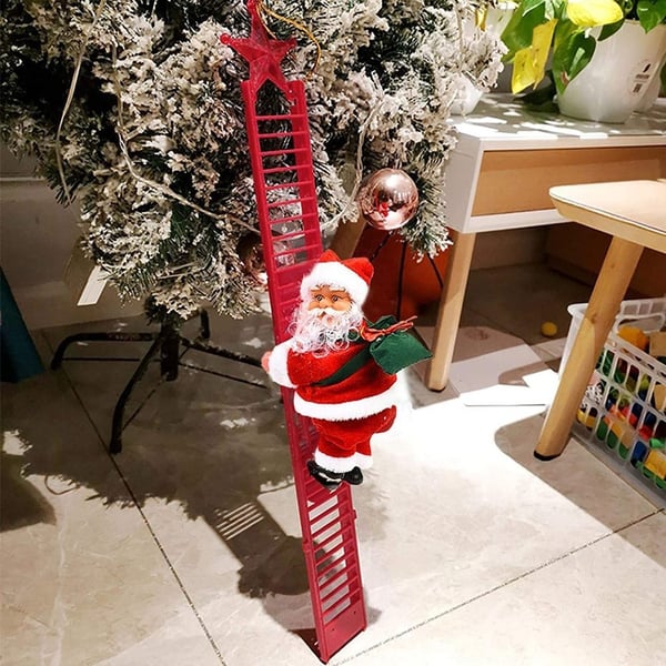 SantaAscend – Festive Ladder-Climbing Santa Figure
