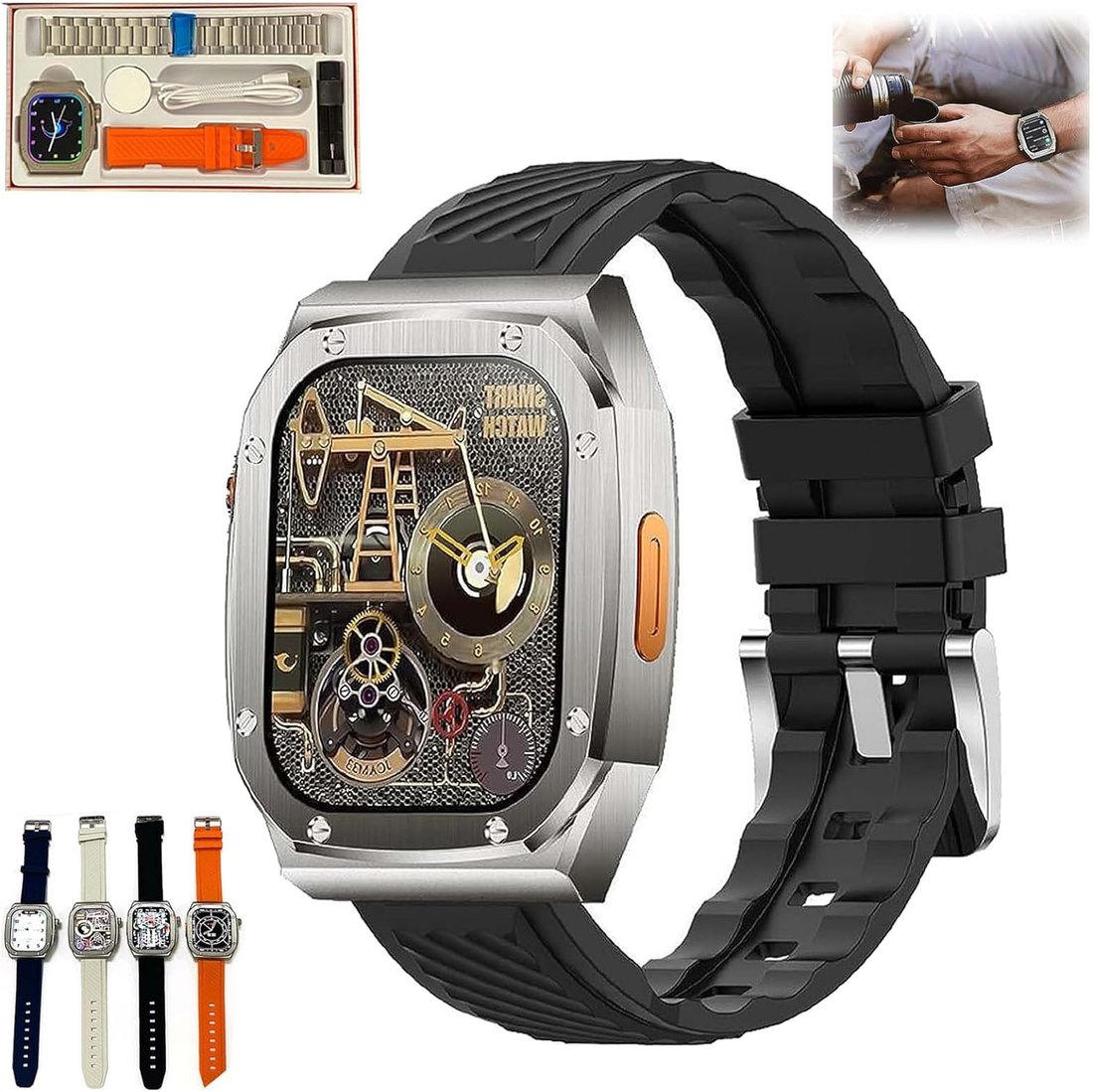 ZenithGear - Waterproof Smart Watch with Heart & Sleep Monitor