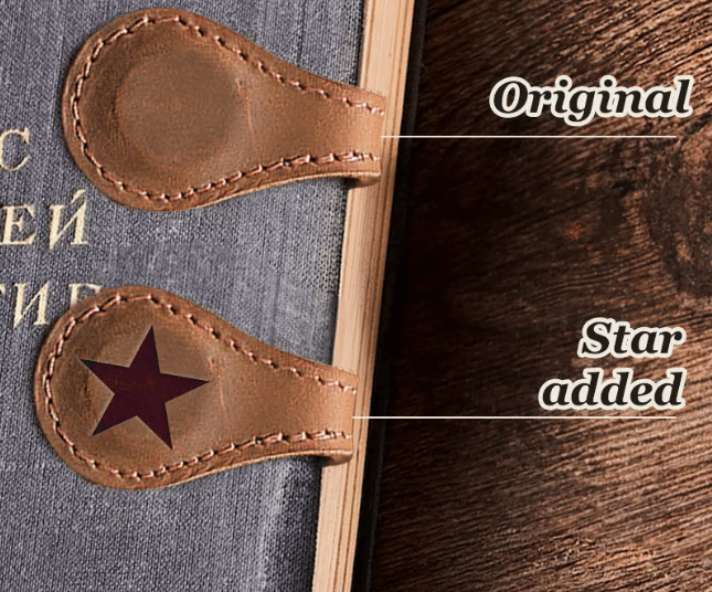 ReadLux - Stylish Leather Bookmark for Book Lovers