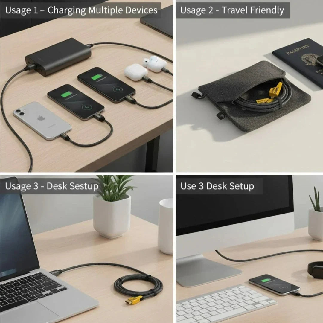 VoltLink | 4-in-1 Fast Charging Cable
