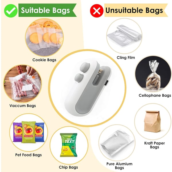 SnapSeal – Upgraded Mini Bag Resealer