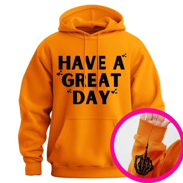 MoodFlip – Funny Graphic Middle Finger Hoodie
