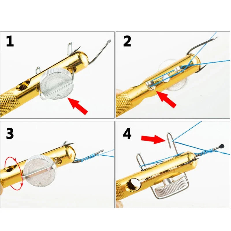 QuickKnot – Fishing Line Knotter & Hook Tying Tool