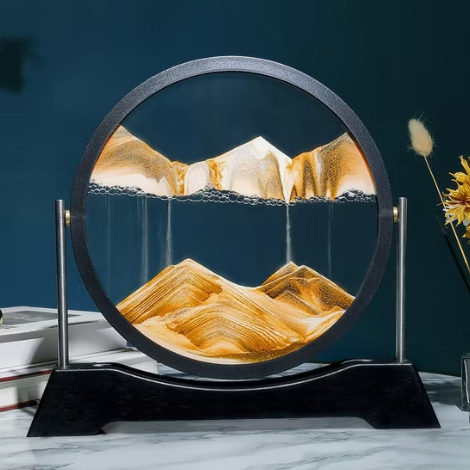 CalmVista - Flowing Sand Landscape | Where Motion Meets Mindfulness