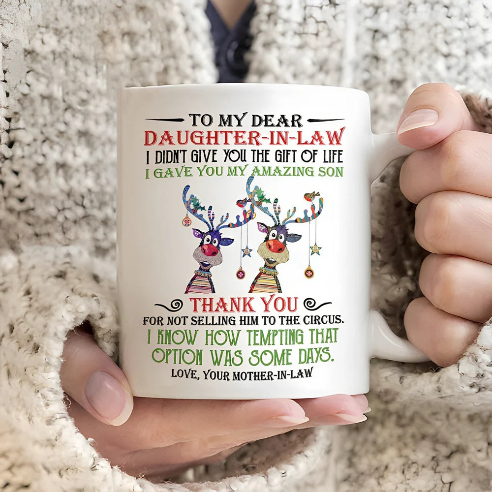 HeartBond – Cherished Daughter-In-Law Mug