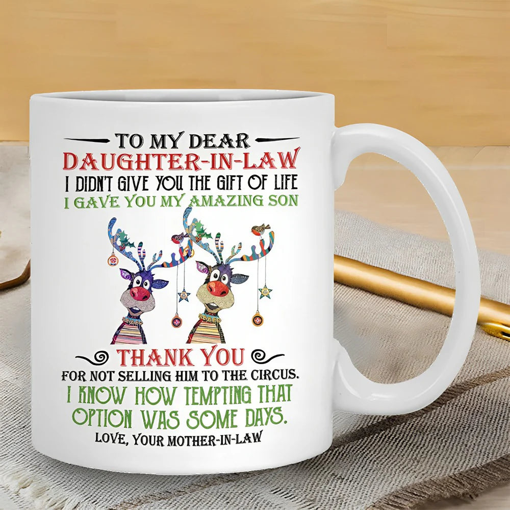 HeartBond – Cherished Daughter-In-Law Mug