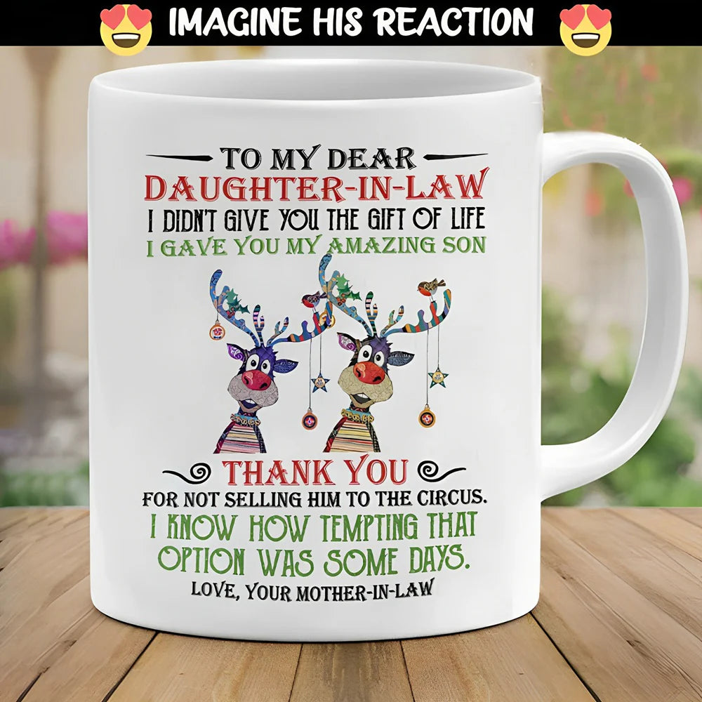 HeartBond – Cherished Daughter-In-Law Mug