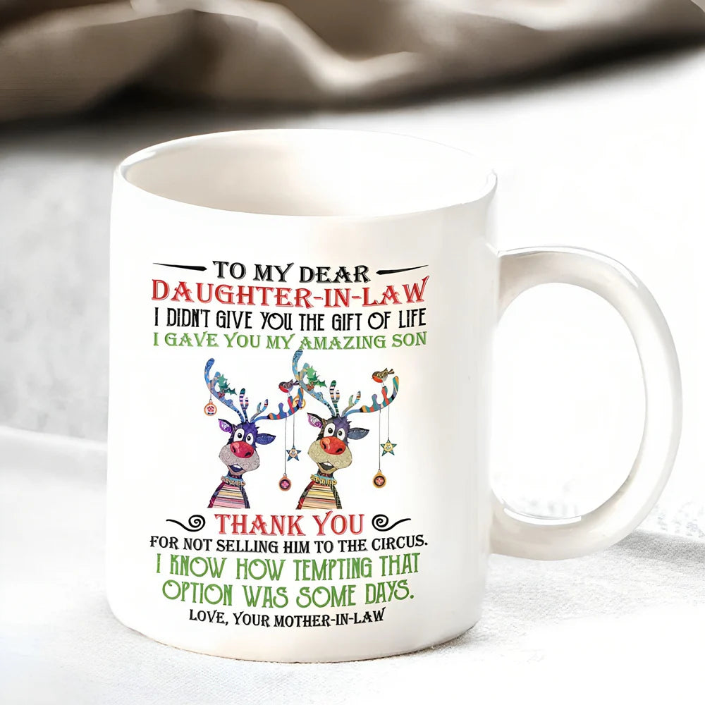 HeartBond – Cherished Daughter-In-Law Mug