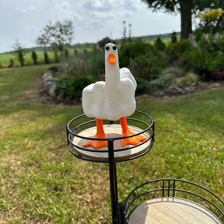 QuackOff – Middle Finger Duck Ornament