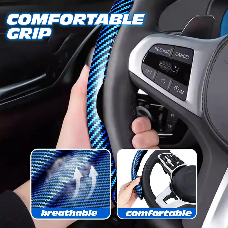CarbonCommand - Premium Silicone Steering Cover