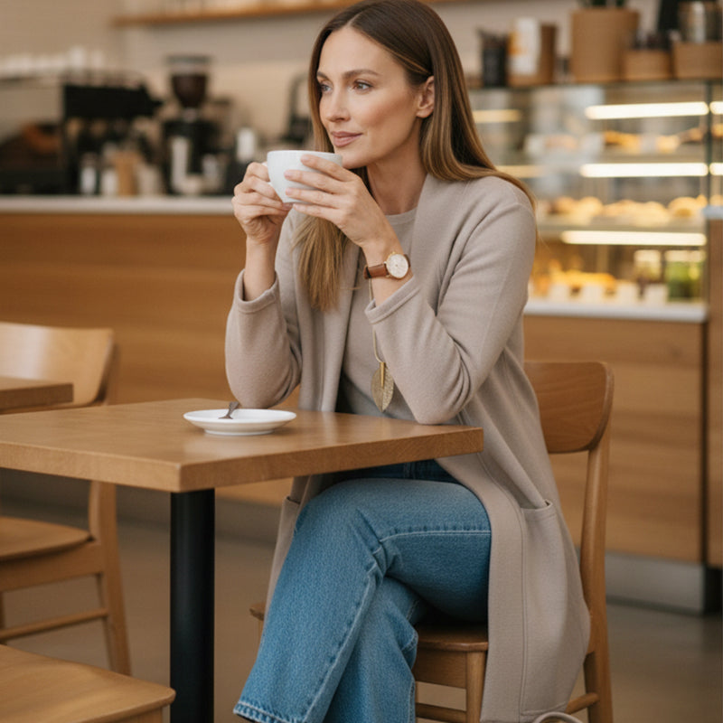 TrendyTrio – Sophisticated Cardigan & Pants Set