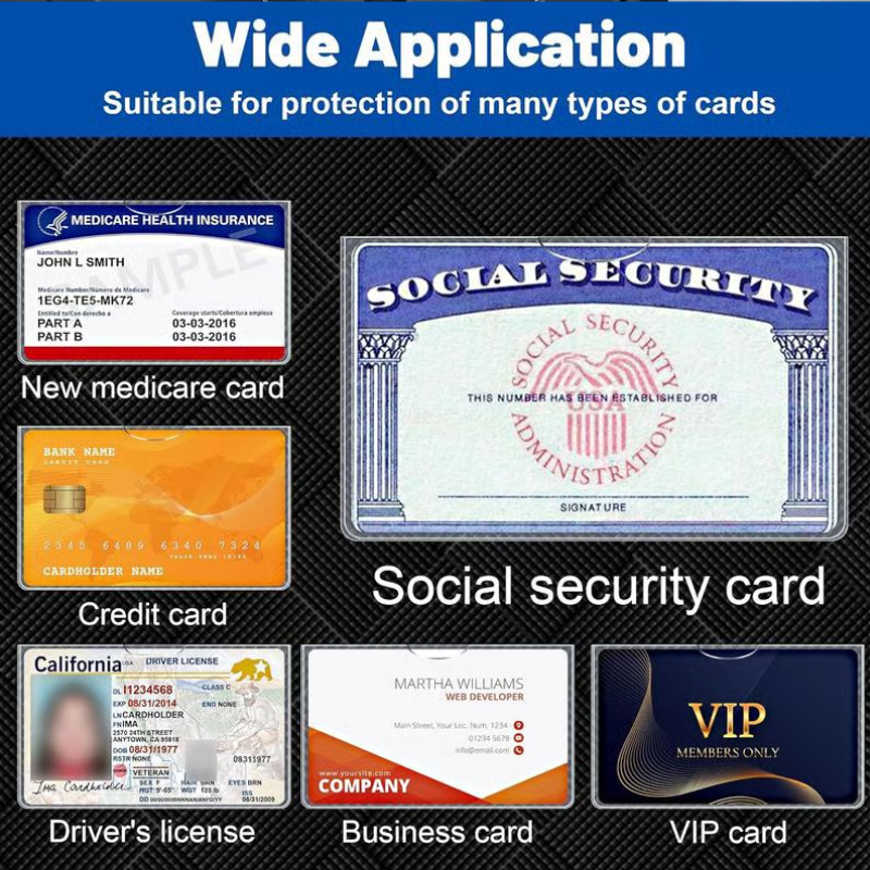 ClearGuard – Premium Social Security Card Protector Sleeves