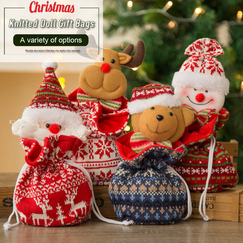JollyKnit – Christmas Doll Gift Bags