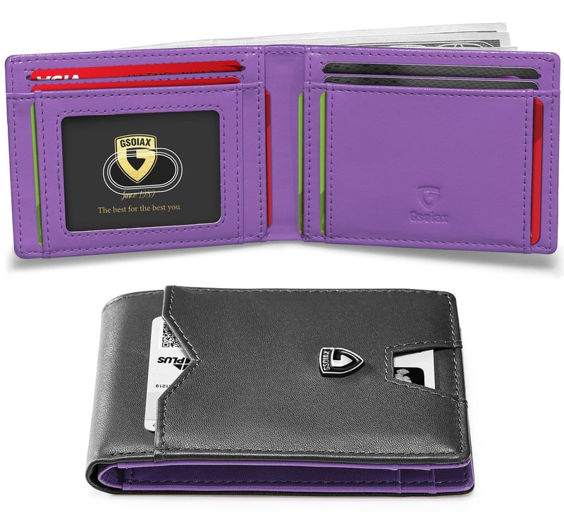 CarbonGuard - Slim RFID-Blocking Wallet for Men