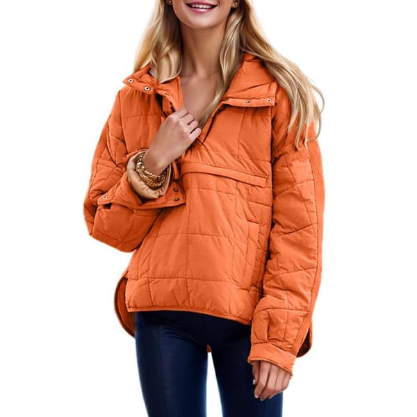 FrostEase – Oversized Hooded Puffer Pullover