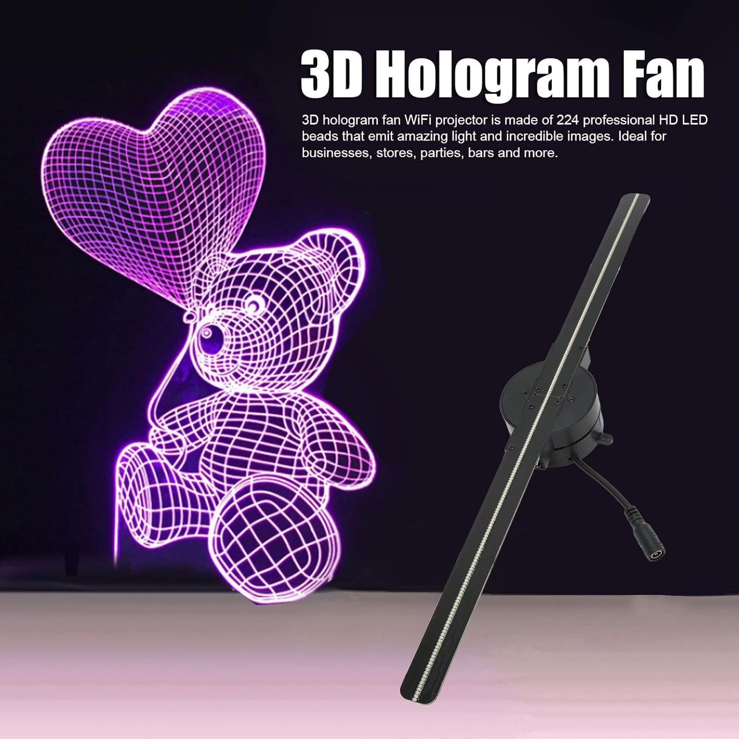 HoloSpin – 3D LED Fan Projector