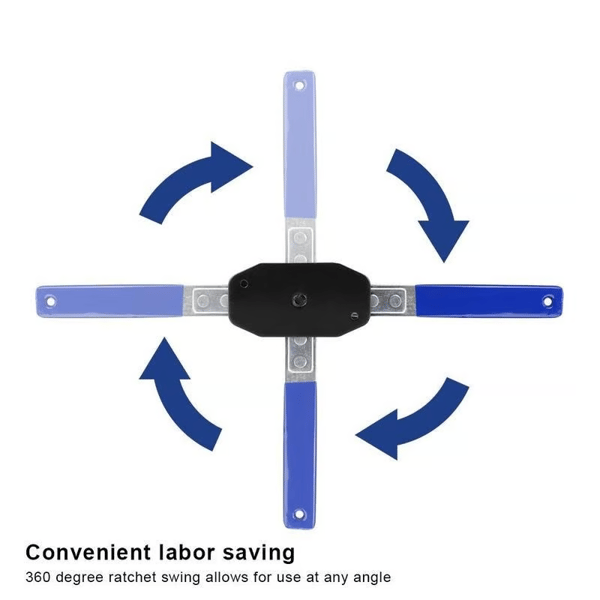 BrakeMaster – 360° Rotating Ratchet Caliper Tool