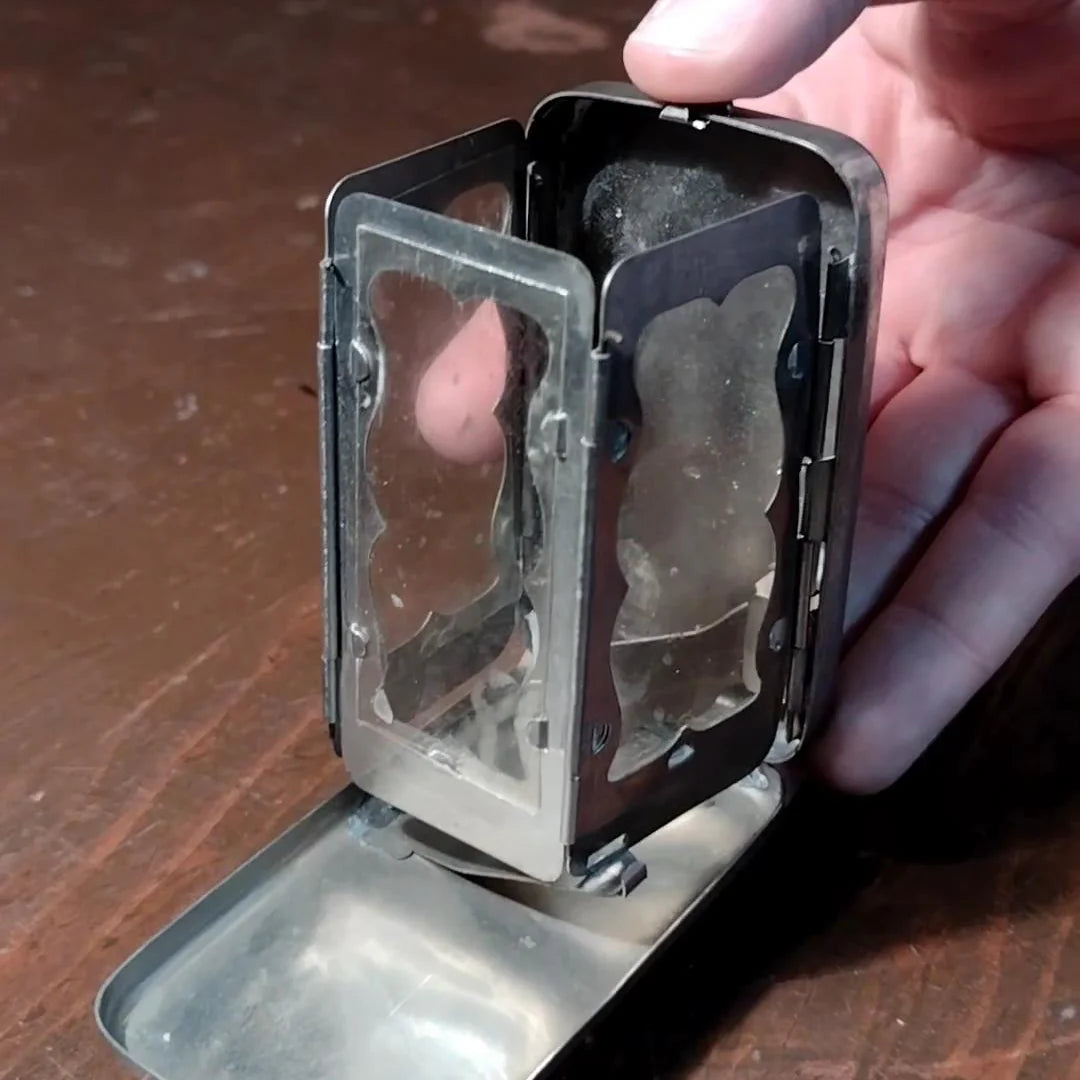 GlowFold – Compact Candle Lantern