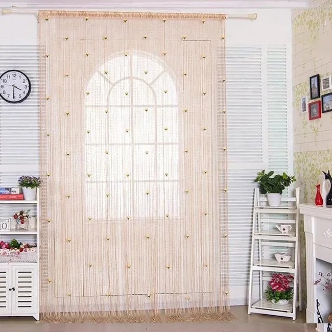 RoseDrape – Floral Tassel Curtain