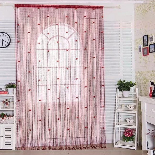 RoseDrape – Floral Tassel Curtain