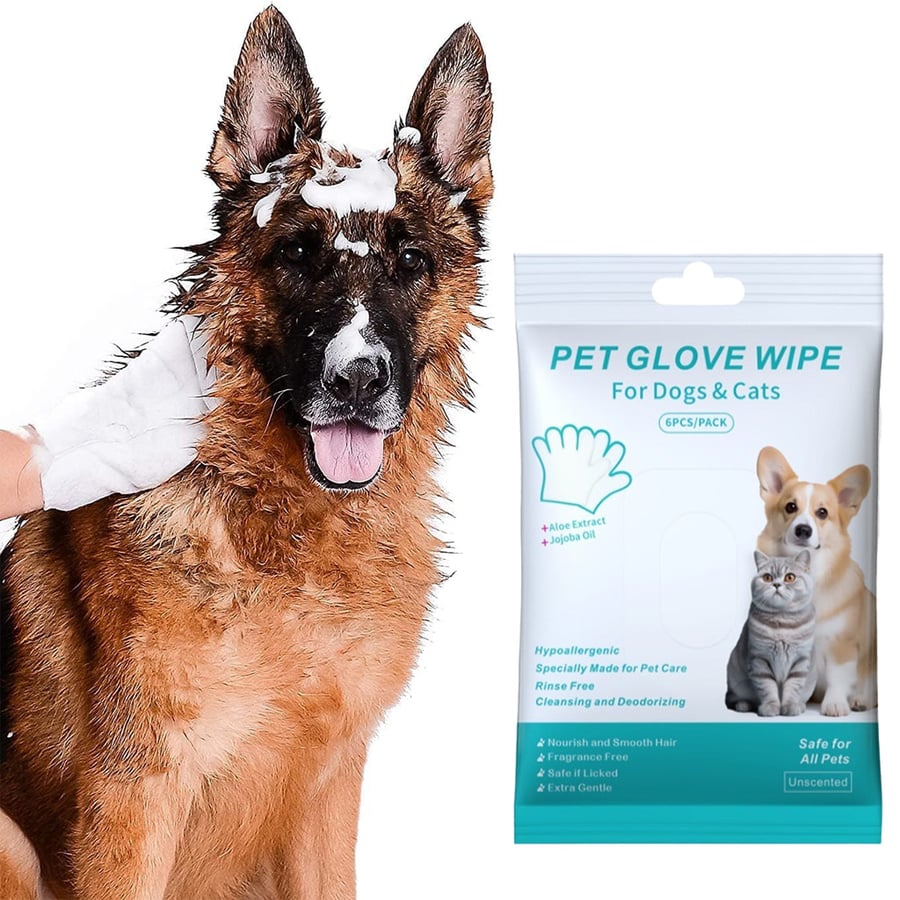 PawFresh – Rinse Free Dog Bath Mitts