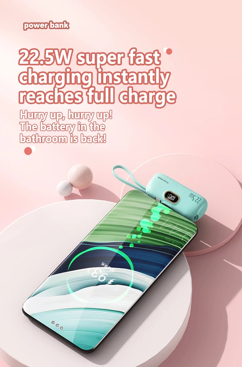 PowerPebble – Compact 5000mAh Power Bank
