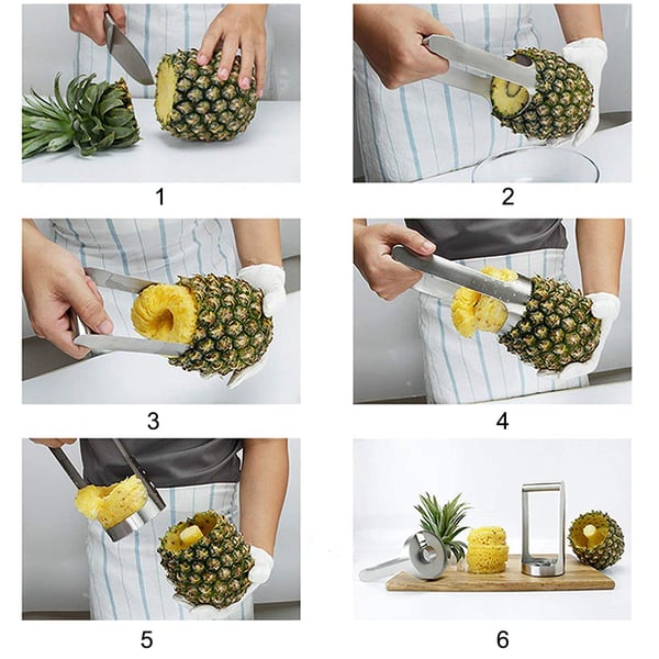 PineEase – Stainless Steel Pineapple Slicer