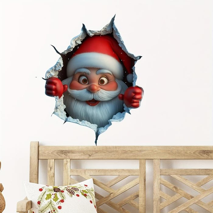 ChristmasGlow – Creative Holiday Wall Sticker Set