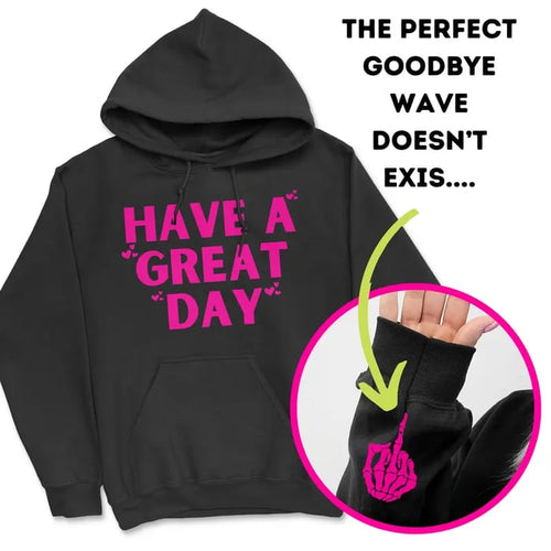 MoodFlip – Funny Graphic Middle Finger Hoodie