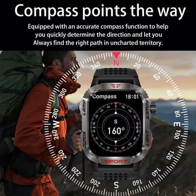 TitanGear – Military Outdoor Smart Watch