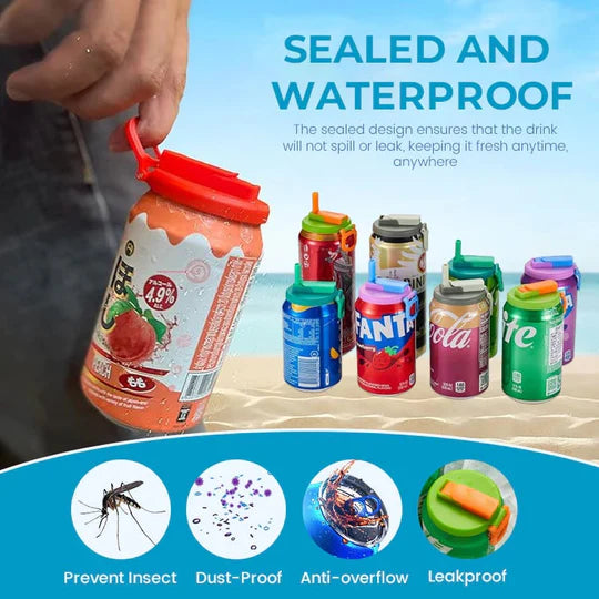 CanSip - Reusable Lid with Straw Opening