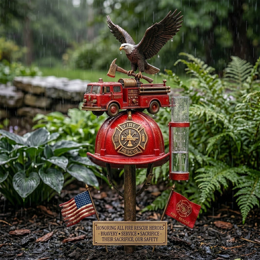 🏆Last Day Promo: 49% OFF 🎖️- Firefighter Tribute Garden Rain Gauge