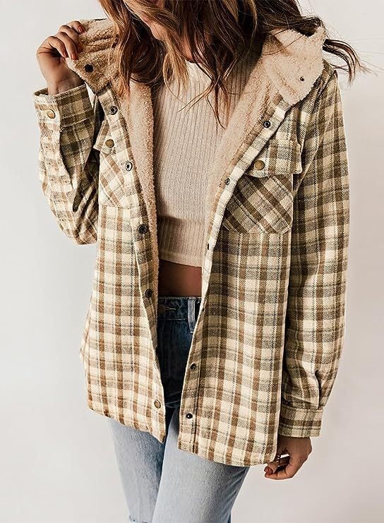 PlaidLuxe – Long Sleeve Buckle Jacket